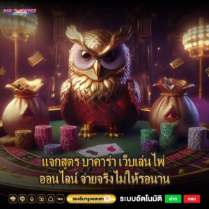 แจกสูตร บาคาร่า เว็บเล่นไพ่ ออนไลน์ จ่ายจริงไม่ให้รอนาน